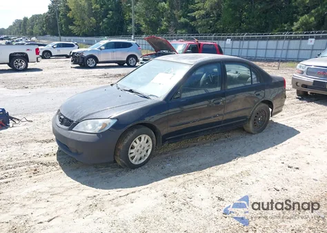 2004 Honda Civic Lx z USA, uszkodzony, nr VIN 2HGES165X4H573225